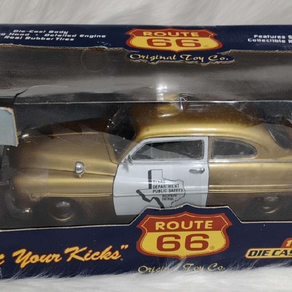 1949 Mercury Texas Highway Patrol Route 66 Die Cast Collectible Car - Picture 3 of 11